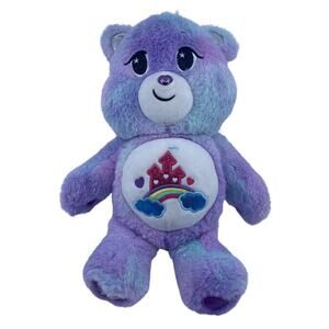 Care Bears Care-A-Lot Bear Plush 40th Anniversary Shimmer Effect Collector